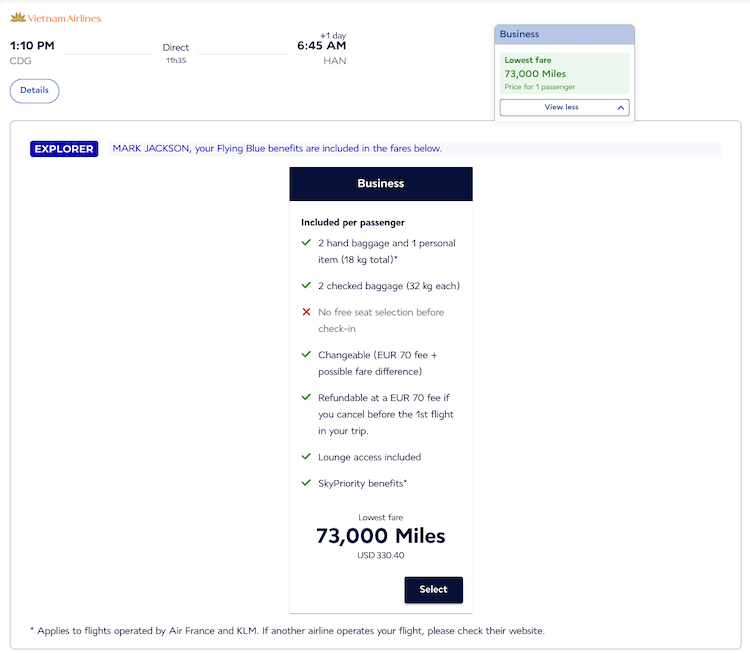 cdg-han taxes and fees